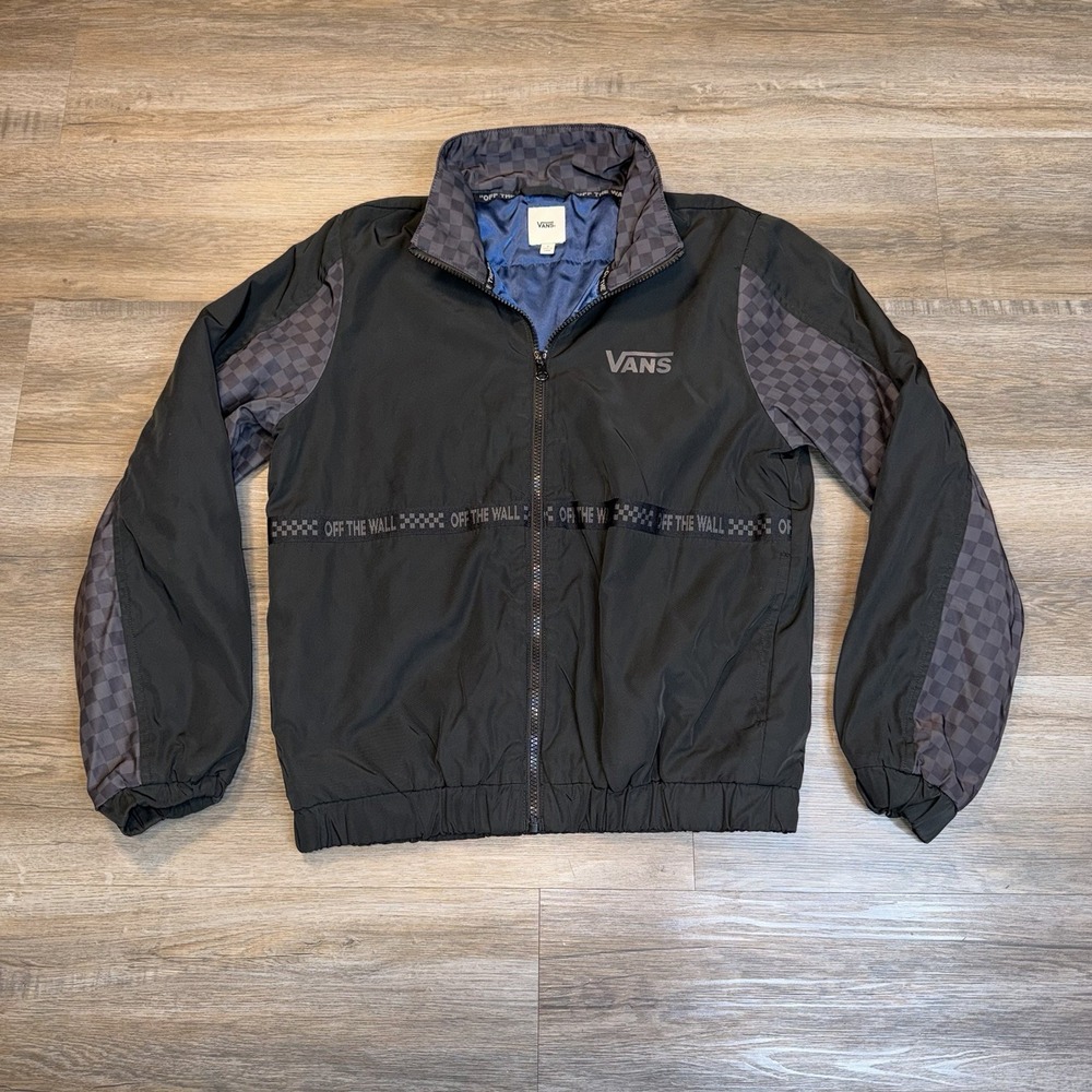 Vans Jacket Womens Small Off The Wall BMX Remix Checkerboard Coat Limited